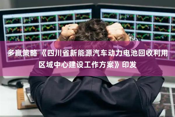 多赢策略 《四川省新能源汽车动力电池回收利用区域中心建设工作方案》印发