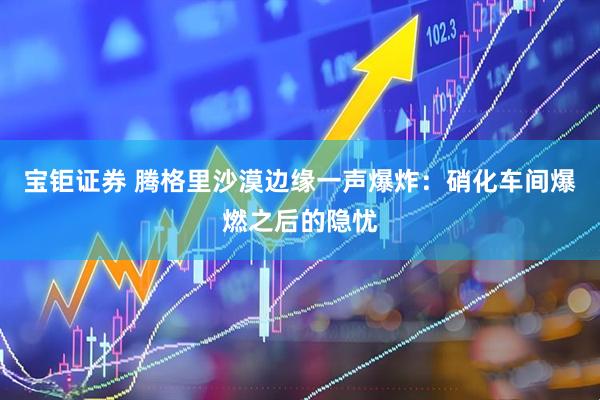 宝钜证券 腾格里沙漠边缘一声爆炸:硝化车间爆燃之后的隐忧